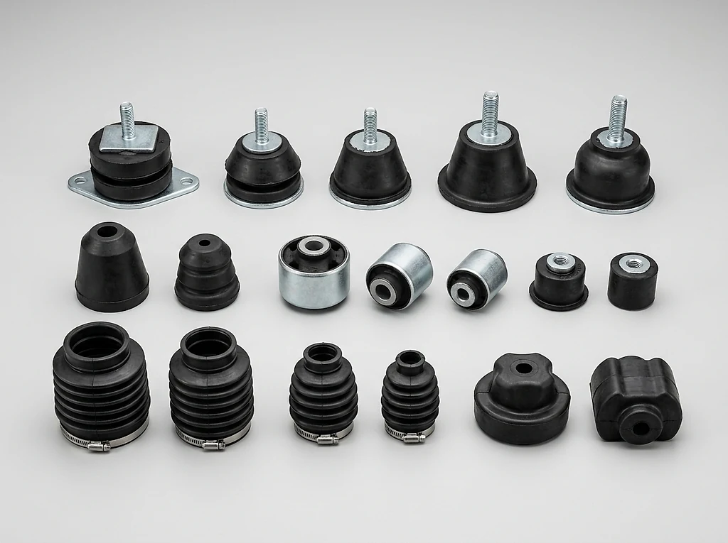 JCB wear pads and wear slides — nylon wear pads, bronze plates and stabiliser slides